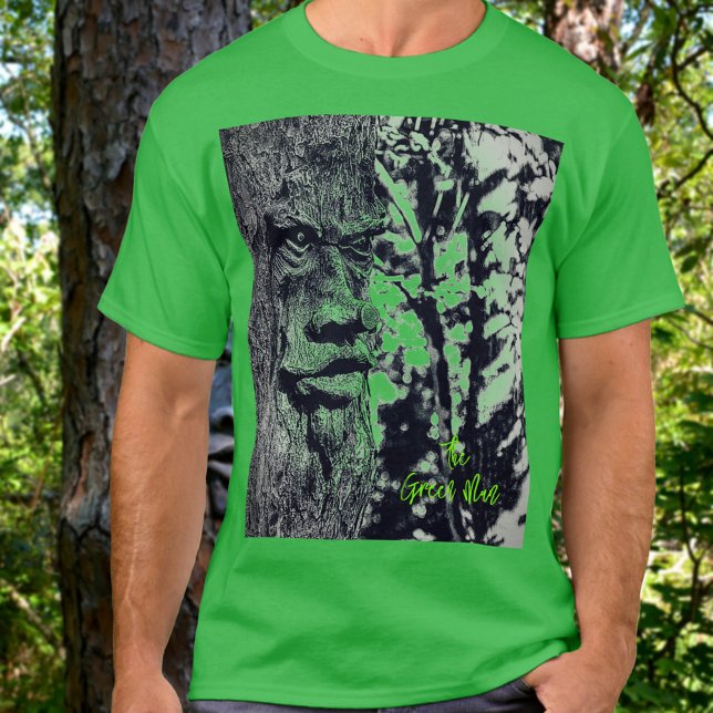 Camiseta Homem Verde Gráfico Místico Celta (Criador carregado)