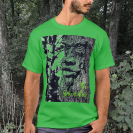 Camiseta Homem Verde Mito Místico Pagan Celta