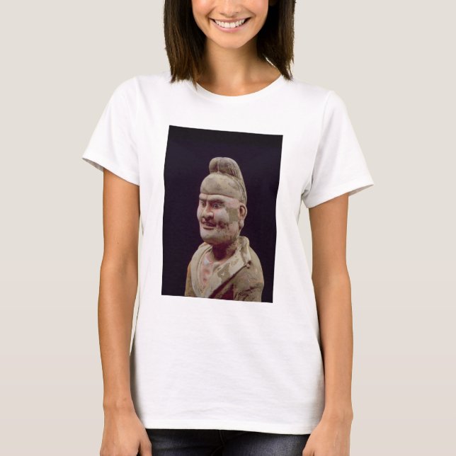 Camiseta Homem Viajando na Rota da Seda, detalhe da (Frente)
