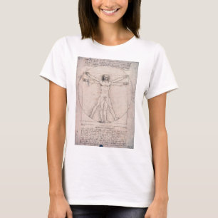 Camiseta Homem Vitruviano: Leonardo da Vinci