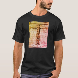 Camiseta Homem Vitruviano (Vitruvius: De Architectura)