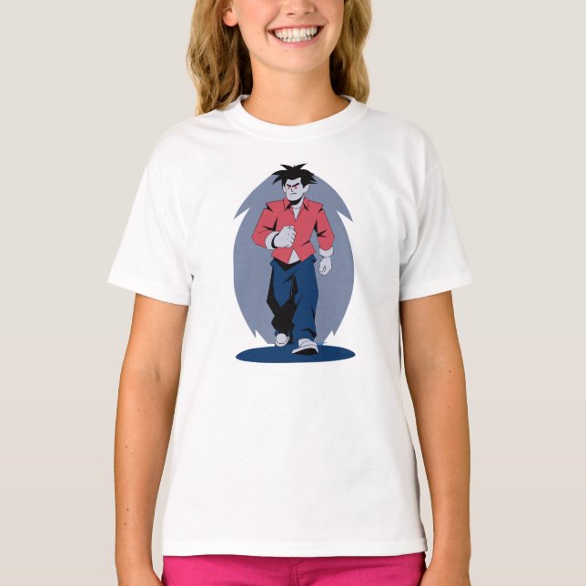 Camiseta Homem zangado andando (Frente)
