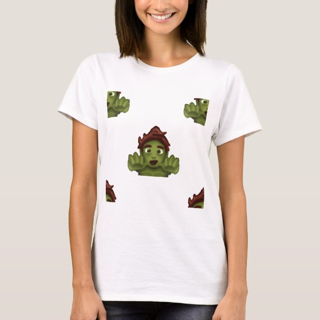 Camiseta homem zombie emoji (Frente)
