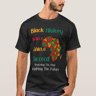 Camiseta Homenageando o Passado Inspirando o Futuro Mês da