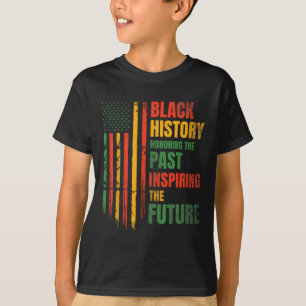 Camiseta Homenageando o Passado Inspirando o Futuro Mês da