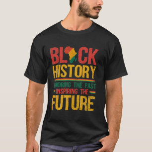 Camiseta Homenageando o Passado Inspirando o Futuro Mês da