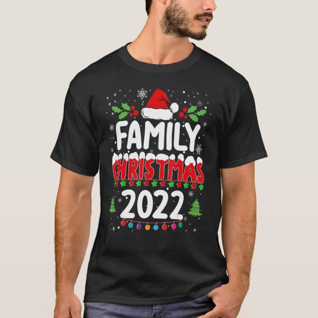 Camiseta Homenagem à Família Natal 2022 Papais noeis Quadra (Frente)