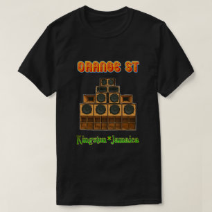Camiseta Homenagem a Orange St Kingston Jamaica retrô