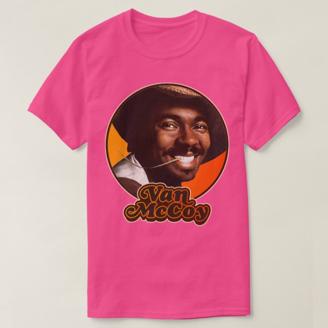 Camiseta Homenagem a Van McCoy (Frente do Design)