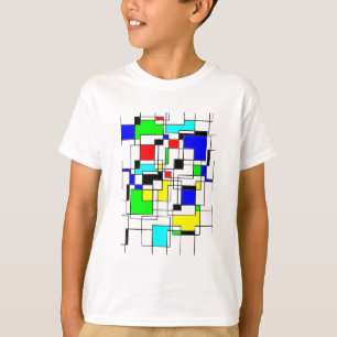 Camiseta Homenagem Aleatória A Mondrian
