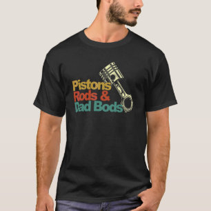 Camiseta Homenagem ao Pistão Vintage e ao Pai Bob Oficina H