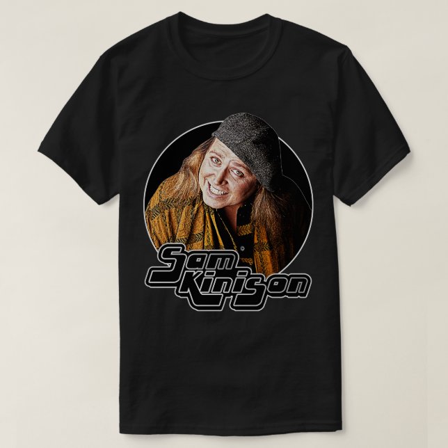 Camiseta Homenagem ao Sorriso do Retro Sam Kinison (Frente do Design)
