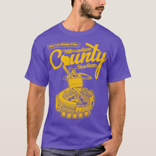 Camiseta Homenagem de Baseball no Estádio do Condado de Mil