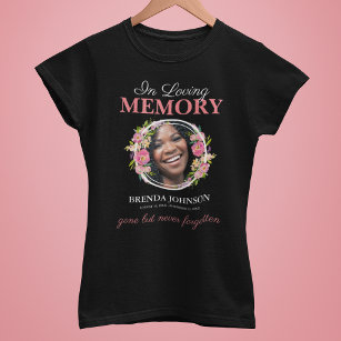 Camiseta Homenagem de Fotografia de Memória Girly In Loving