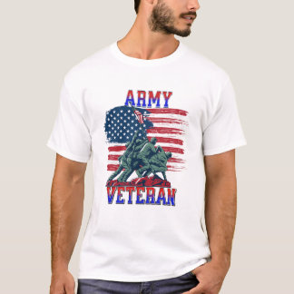 Camiseta Homenagem do Exército Veterano dos EUA
