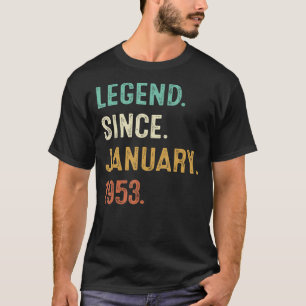 Camiseta Homens 70 de 70 anos de idade fazem legenda desde