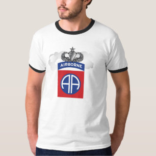 Camiseta Homens 82nd transportados por via aérea todo o T
