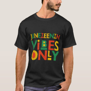 Camiseta Homens Africanos Décima Sétima Negra