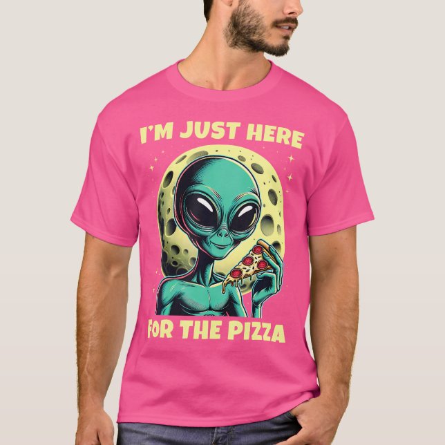 Camiseta Homens alienígenas Homens Mulheres Por Extraterres (Frente)
