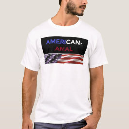 Camiseta Homens Americanos-Amais