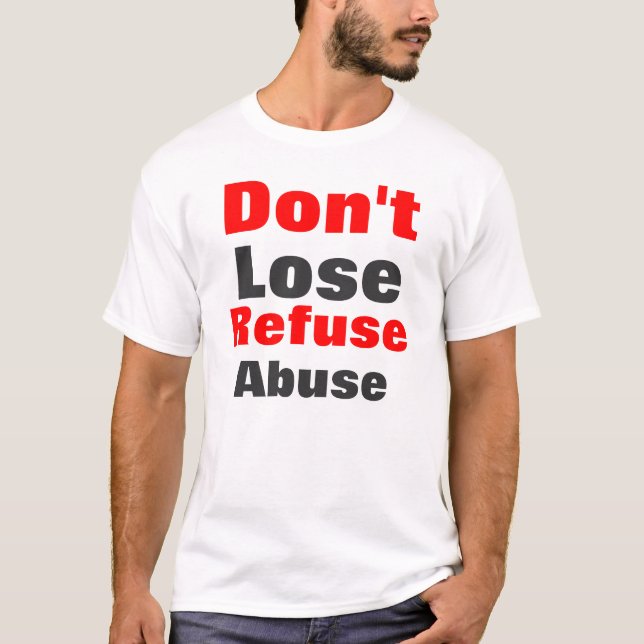 Camiseta Homens antiabuso (Frente)