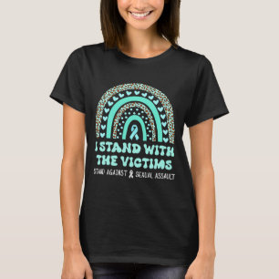 Camiseta Homens Apoiam as Vítimas de Conscientização sobre