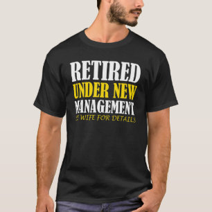 Camiseta Homens Aposentados Sob Nova Gestão Veja Esposa Par