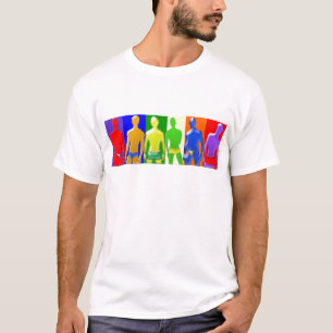 Camiseta Homens Arco-íris