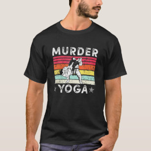 Camiseta Homens Assassinam Yoga Judo Bjj Jiu Jitsu Brasilei
