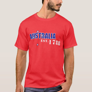 Camiseta Homens Austrália, Est. 1788