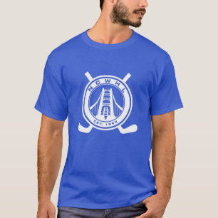 Camiseta Homens azuis do t-shirt da divisão