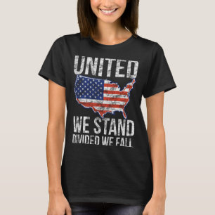 Camiseta Homens bandeira dos EUA 4 de julho unidos em pé di