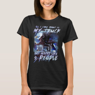 Camiseta Homens-caminhoneiros Grandes Caminhões