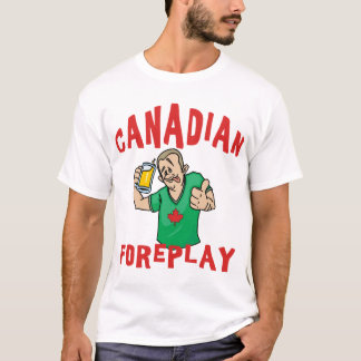 Camiseta Homens canadenses do t-shirt das preliminares