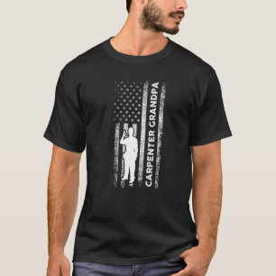 Camiseta Homens Carpinteiro Avô Marcenaria Marceneiro Madei
