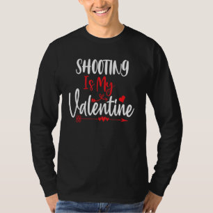 Camiseta Homens Casais Hobbies Disparando É Meu Namorados