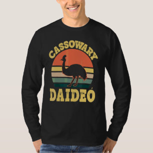 Camiseta Homens Cassowary Daideo Fofo Cassowary Festa Irlan