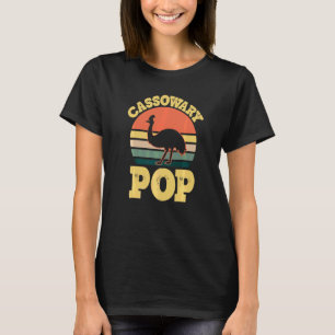 Camiseta Homens Cassowary Pop Cassowary Fofo Festa Cassowar