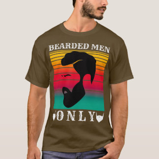Camiseta Homens com barba apenas 85