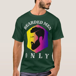 Camiseta Homens com barba apenas 87 2