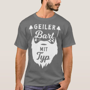 Camiseta Homens com barba de Cheio dizendo