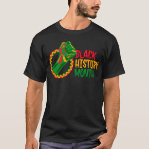 Camiseta Homens com História Negra Mês Mulheres Crianças