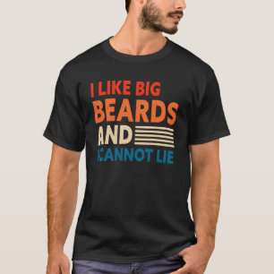 Camiseta Homens Com Mangueiras Eu Gosto De Barbas Grandes E