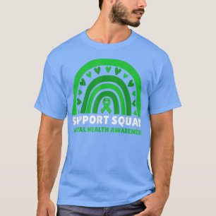 Camiseta Homens com Mês de Sensibilização para a Saúde Ment