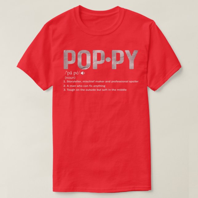Camiseta Homens Como Um Vovô Normal Só Mais Fria PopPy Defi (Frente do Design)