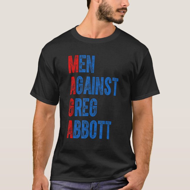 Camiseta Homens Contra Greg Abbott Cote (Frente)