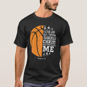Camiseta Homens Cristãos De Basquete Meninos Crianças Gif R