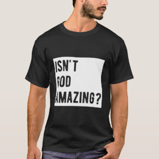 Camiseta Homens Cristãos Mulheres Crianças Não É Deus Incrí