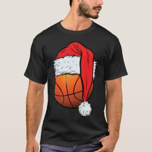 Camiseta Homens da Bola de Natal Santa Hat Xmas