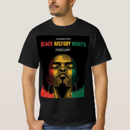 Camiseta Homens da história negra
